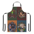 Tattoo-style Borderlands inspired apron with a vintage 1920s design
