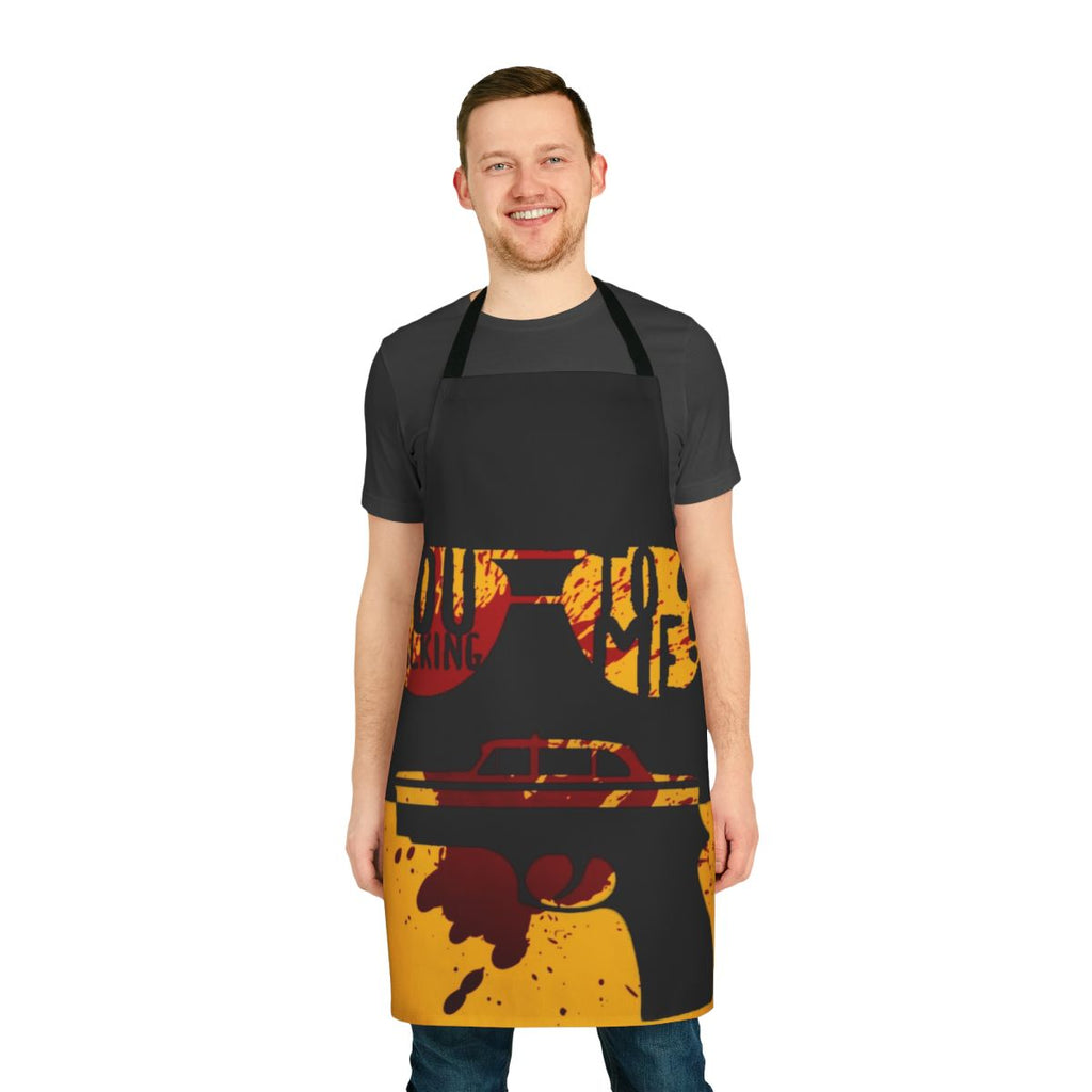 Taxi Driver inspired apron featuring the iconic "You talkin' to me?" quote from the classic film