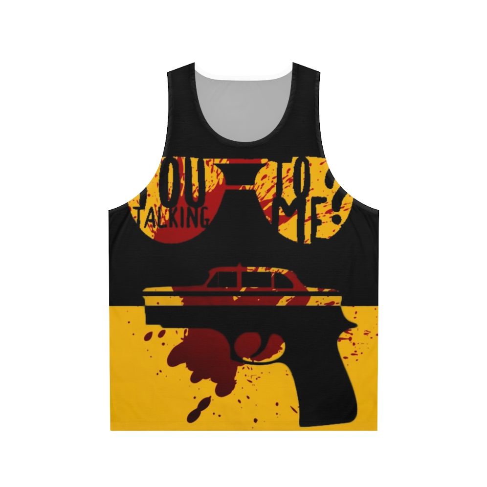 Unisex tank top featuring the iconic "Taxi Driver" quote and Robert De Niro