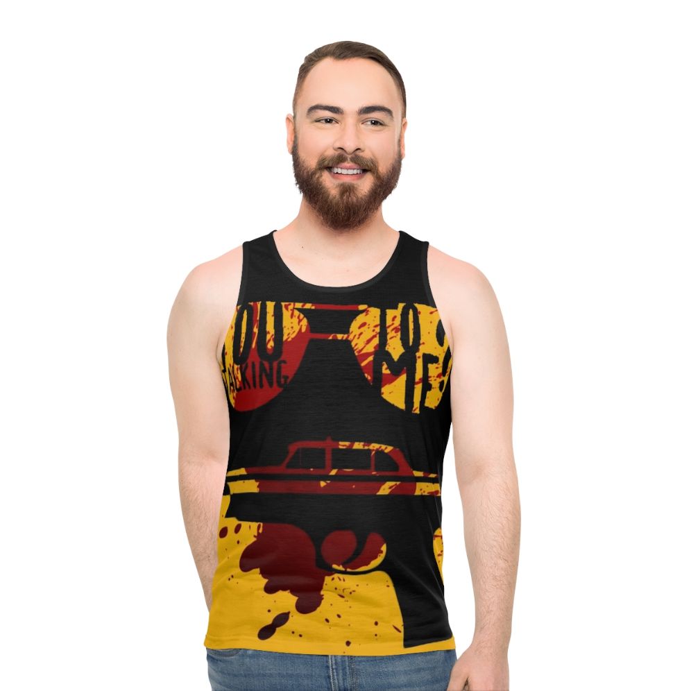 Unisex tank top featuring the iconic "Taxi Driver" quote and Robert De Niro