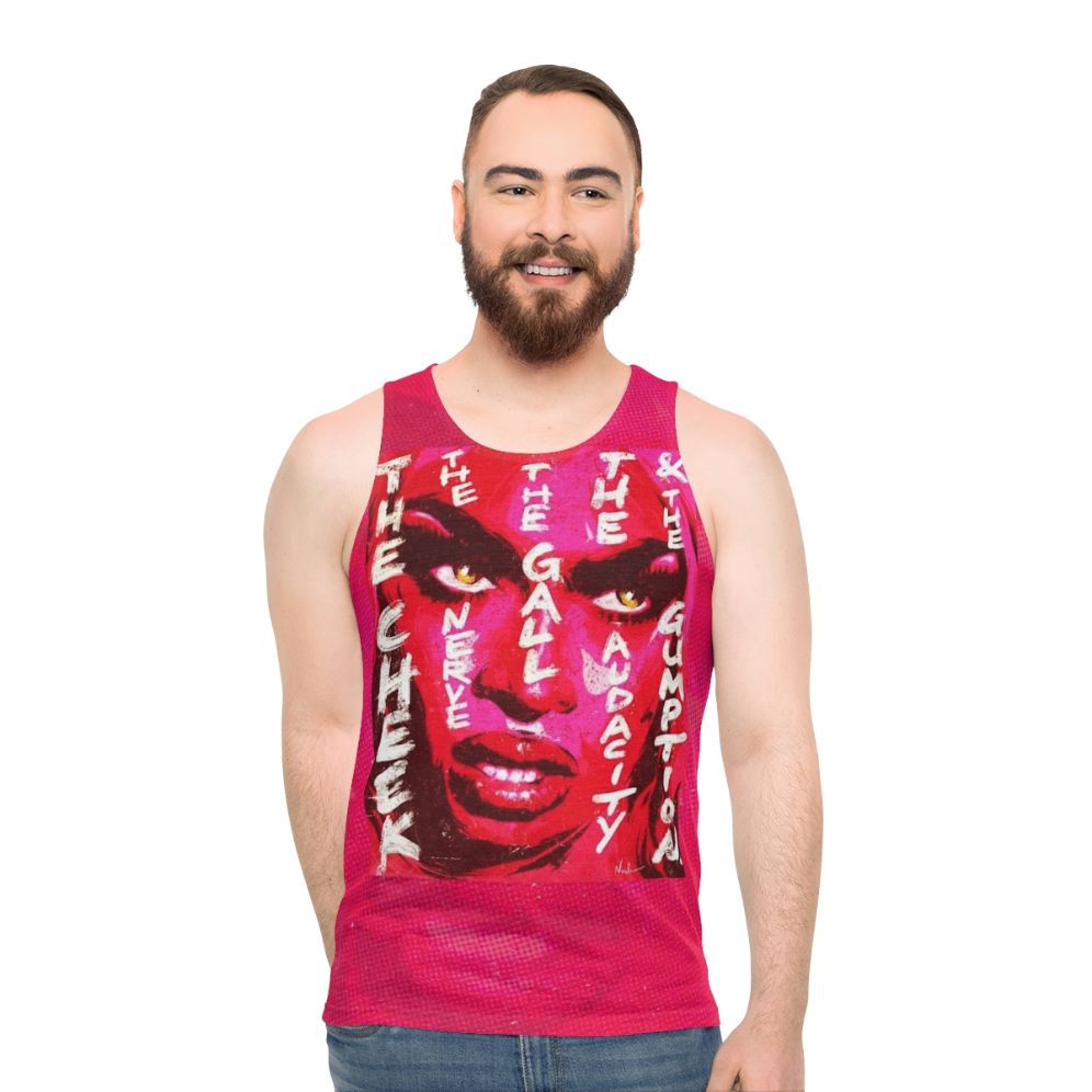 Tayce Unisex Pop Art Drag Queen Tank Top