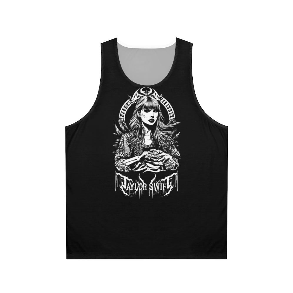 Taylor Swift Black Metal Unisex Tank Top