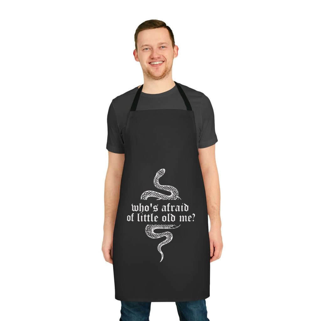 Taylor Swift Inspired Apron with "Who's Afraid of Little Old Me" Design