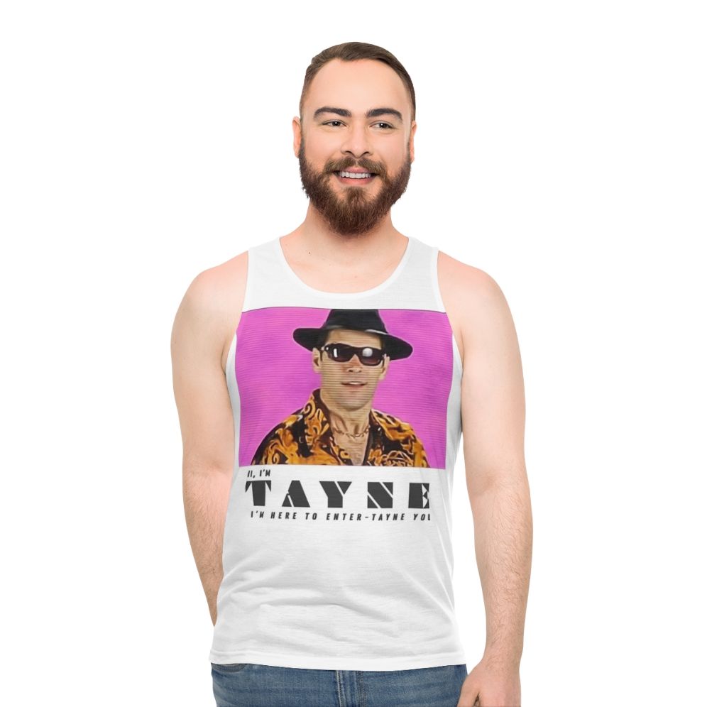 Tayne Unisex Comedy Tank Top