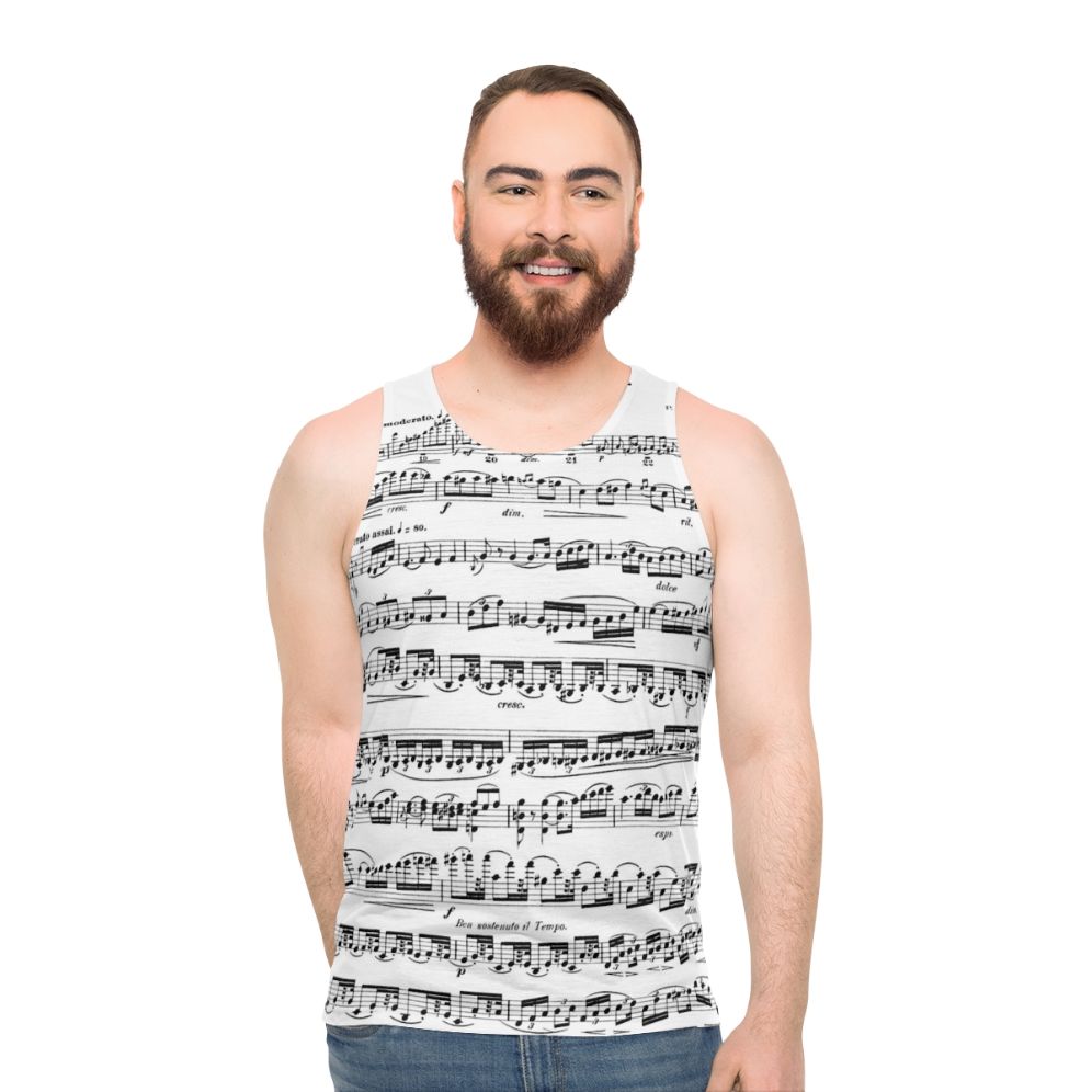 Tchaikovsky Violin Concerto Unisex Tank Top