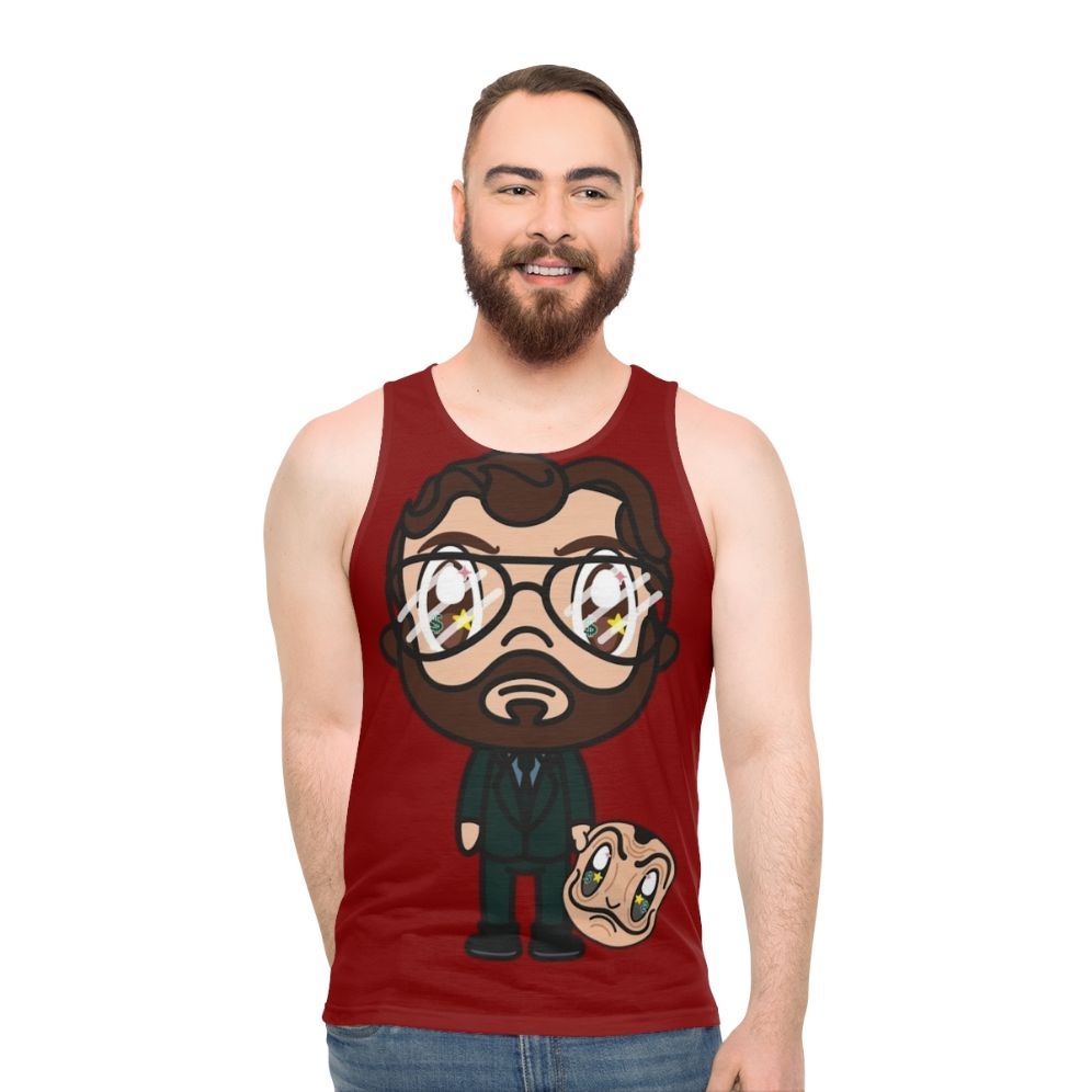 Teacher The Paper House Money Heist Netflix Unisex Tank Top