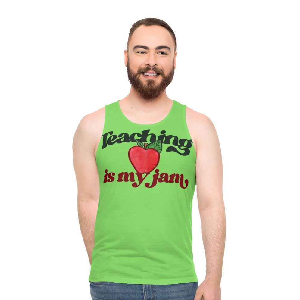 Unisex "Teaching Is My Jam" Tank Top for Educators