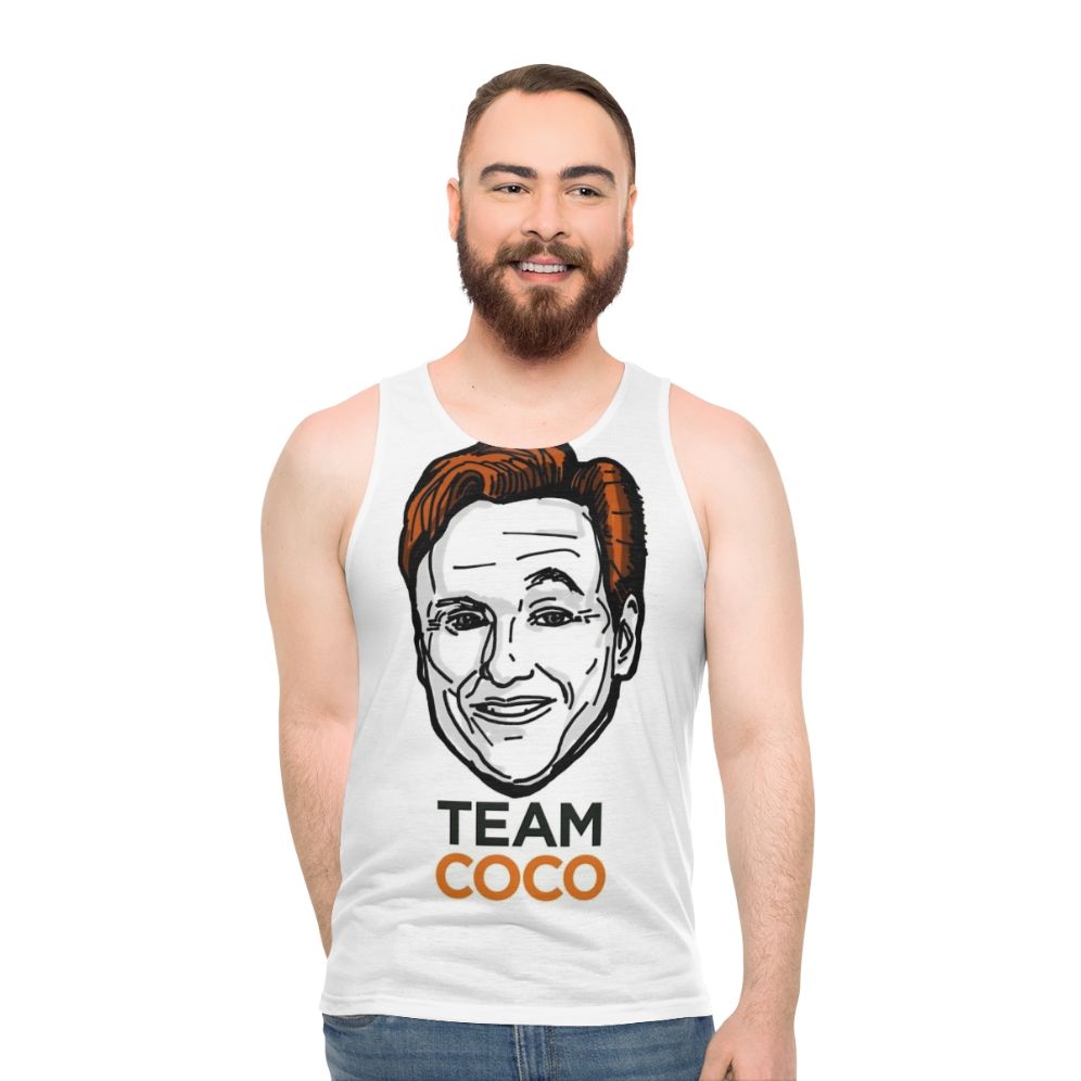 Team Coco Conan O'Brien Comedy Unisex Tank Top