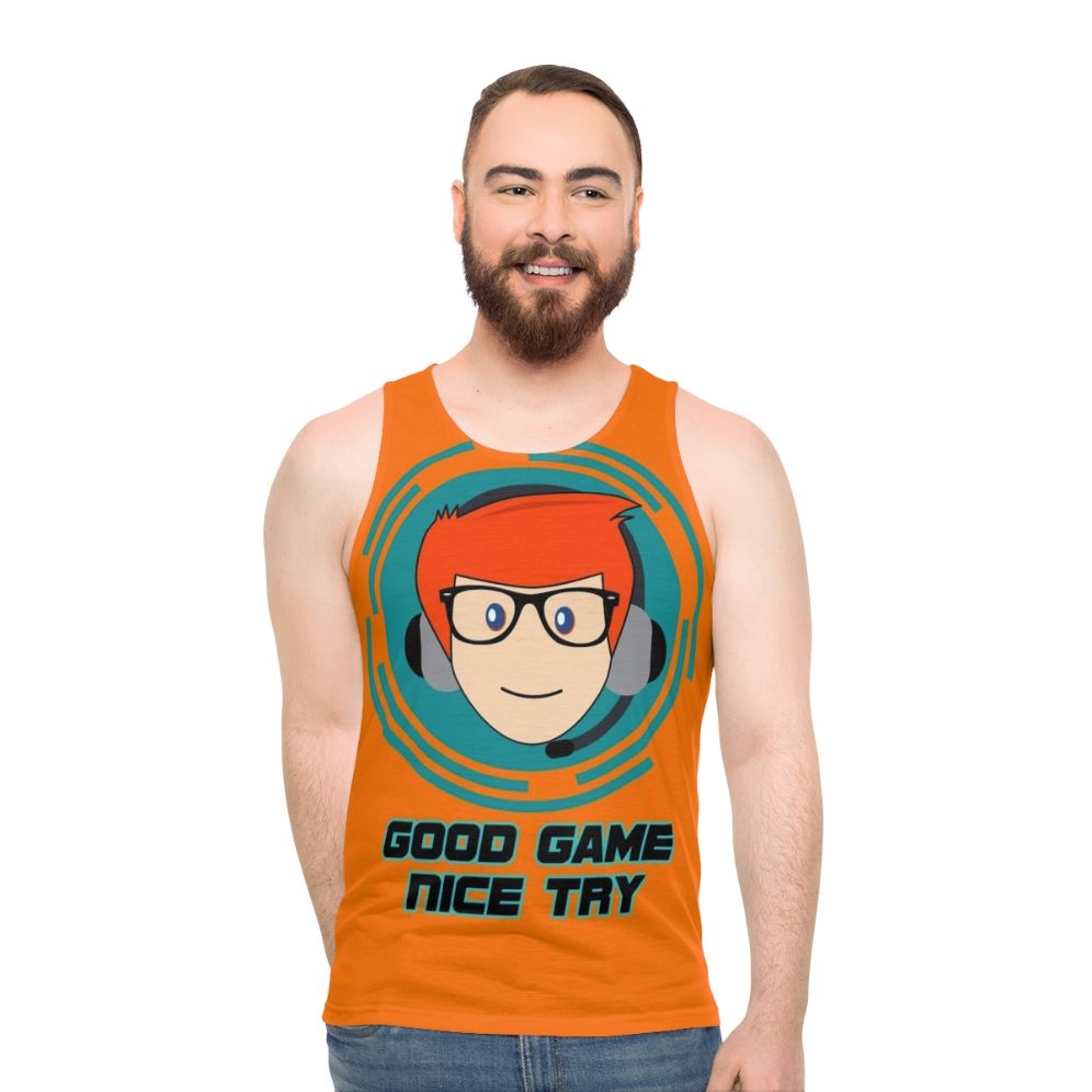 Team Coco Conan O'Brien Unisex "Good Game Nice Try" Tank Top