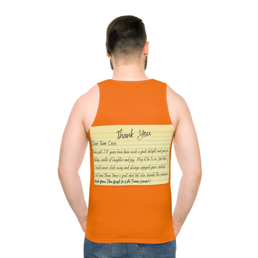 Conan O'Brien Team Coco Unisex Tank Top