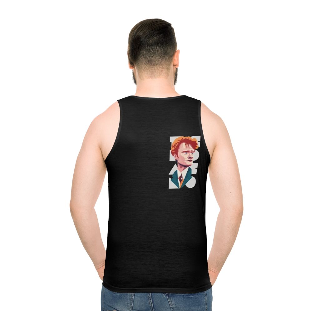 Vintage-Style Team Coco Unisex Tank Top featuring a funny caricature of Conan O'Brien