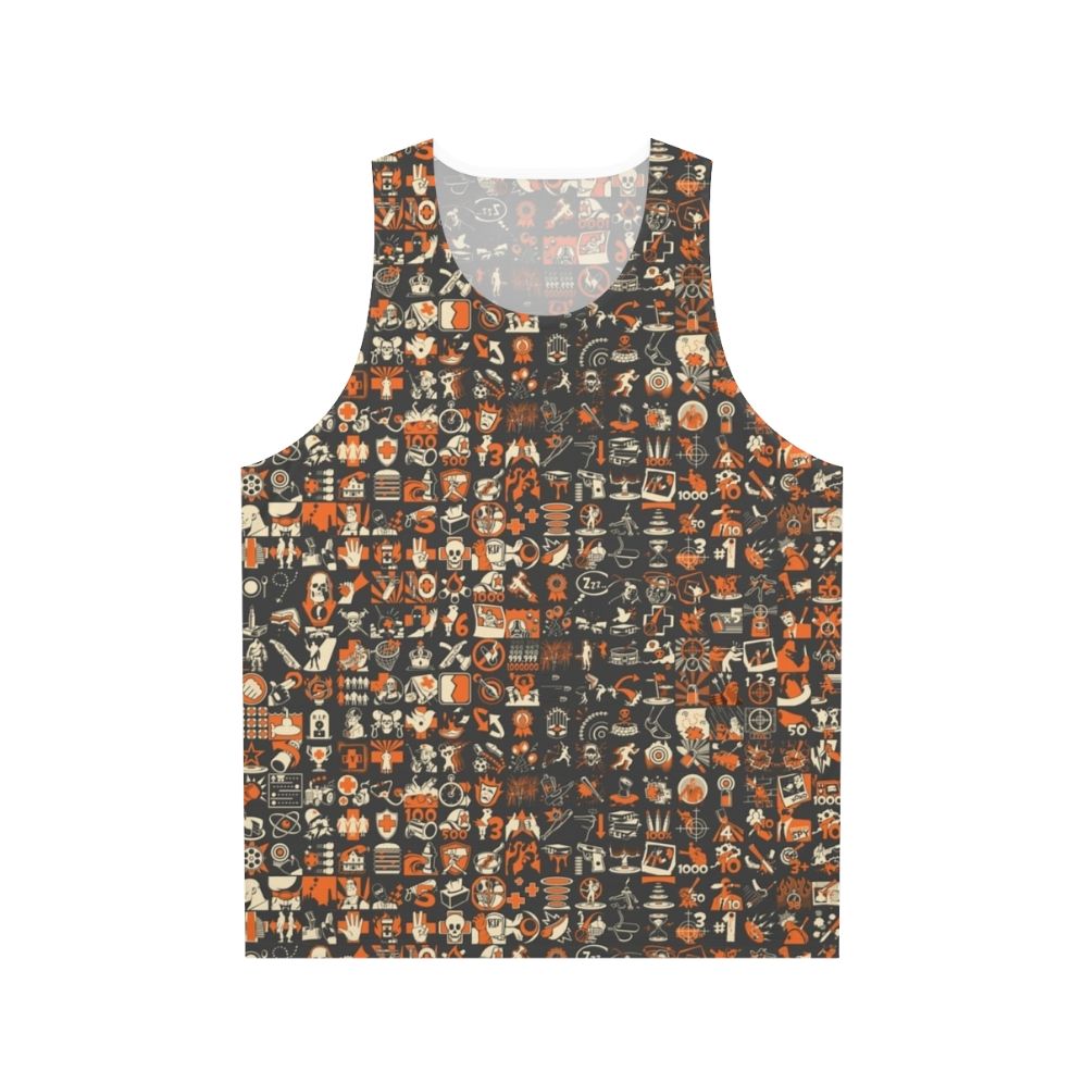 Team Fortress 2 Achievement Pattern Unisex Tank Top