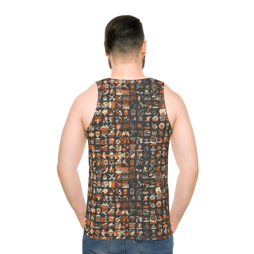 Team Fortress 2 Achievement Pattern Unisex Tank Top