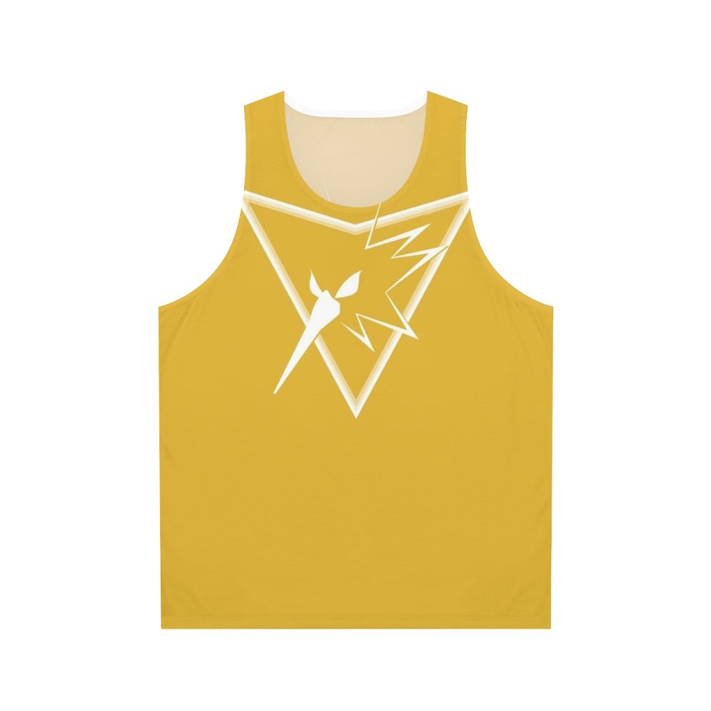 Unisex Team Instinct Pokemon Go Tank Top