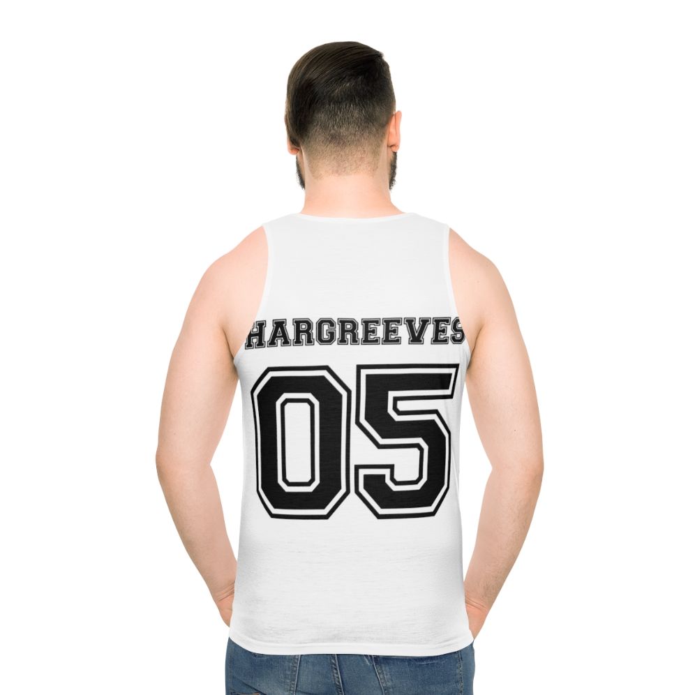 Team Umbrella Academy Number 5 Hargreeves Unisex Black Tank Top