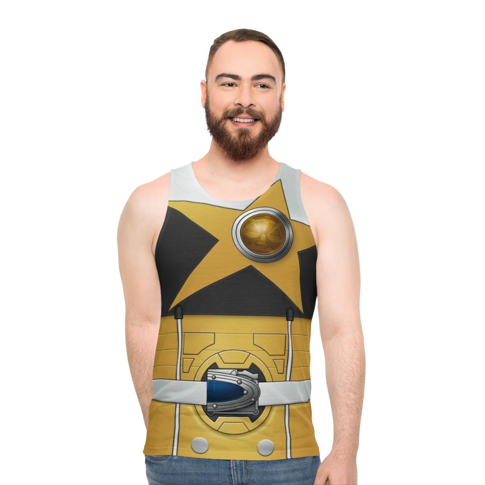 Tebingold unisex space and zodiac-themed tank top