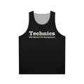 Technics old school unisex music tank top