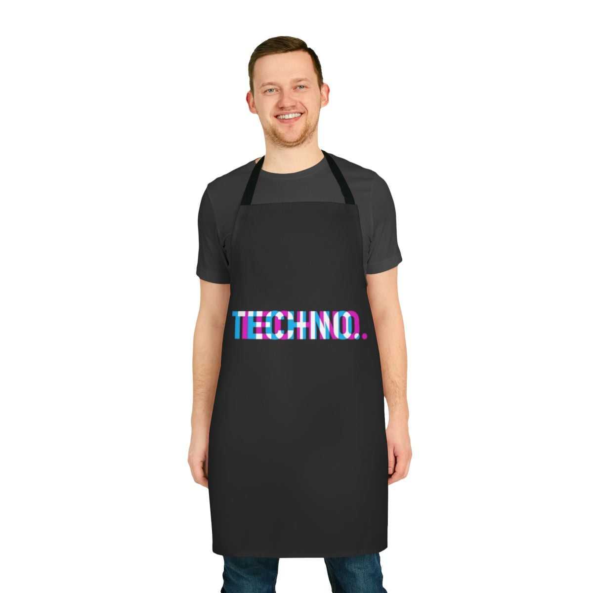 Techno-Inspired Apron for Music Lovers and Ravers