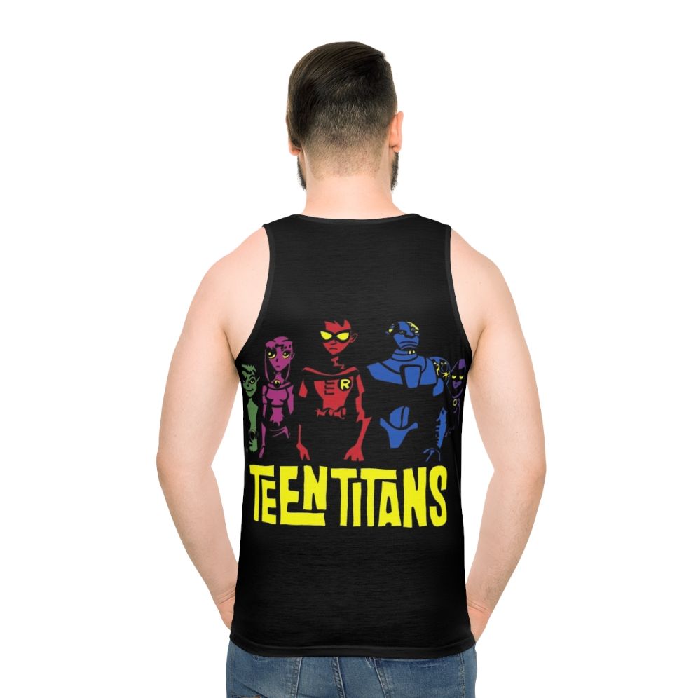 Teen Titans Unisex Silhouette Tank Top
