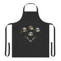 Teenage Mutant Ninja Turtles inspired apron with a humorous queen-themed design