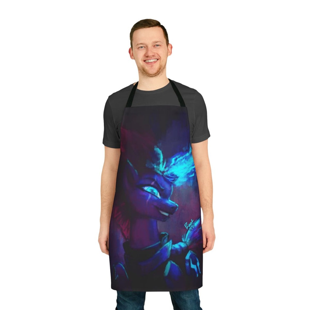 Tempest Shadow inspired apron with fantasy pony design