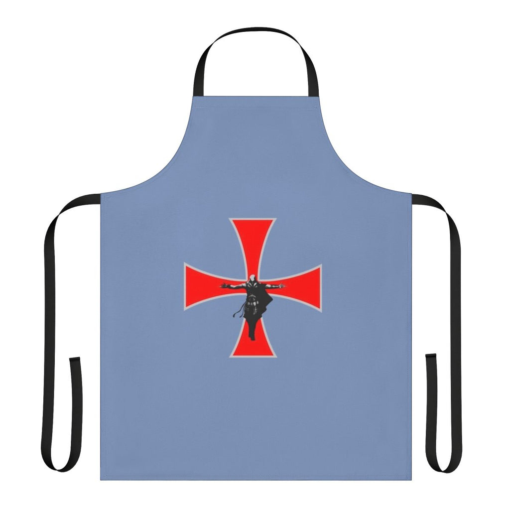 Apron featuring the Templar cross symbol from the Assassin's Creed video game series