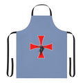 Apron featuring the Templar cross symbol from the Assassin's Creed video game series