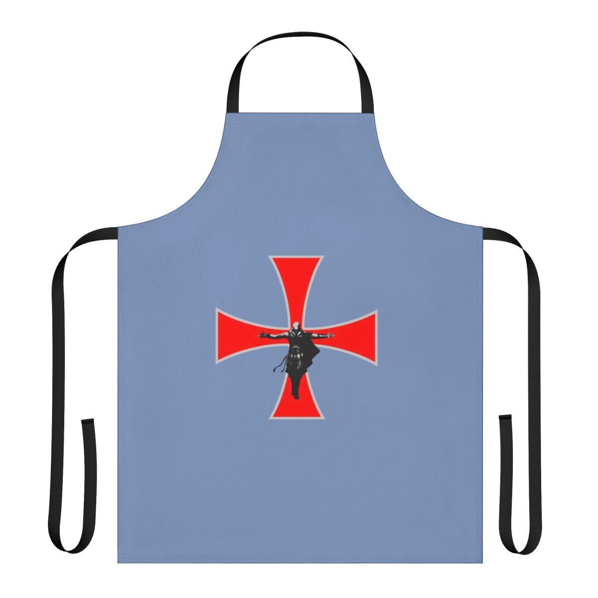 Apron featuring the Templar cross symbol from the Assassin's Creed video game series