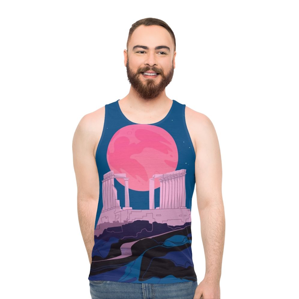 Unisex tank top featuring the Temple of Poseidon in Sounion, Greece