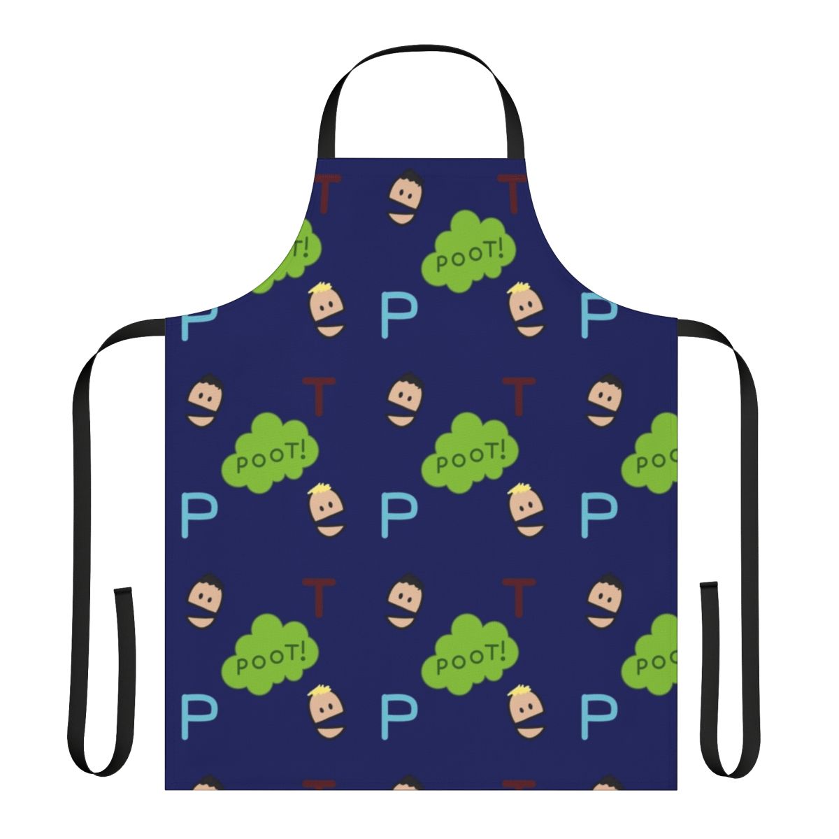 Terrance and Phillip inspired apron featuring characters from the popular South Park television series