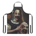 Terrifier 2 inspired apron featuring the iconic Little Pale Girl from the horror movie