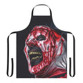 Apron featuring the iconic horror character Art the Clown from the Terrifier 2 movie