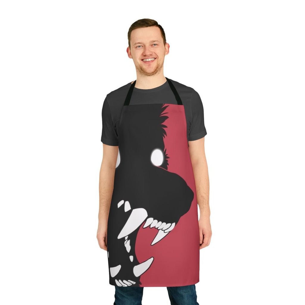 Black Shuck Horror Apron - Eerie Cryptid Monster Clothing