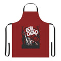 Apron featuring imagery and designs inspired by the classic horror movie Evil Dead