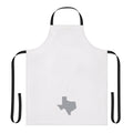 Texas state pride apron with red, white, and blue design