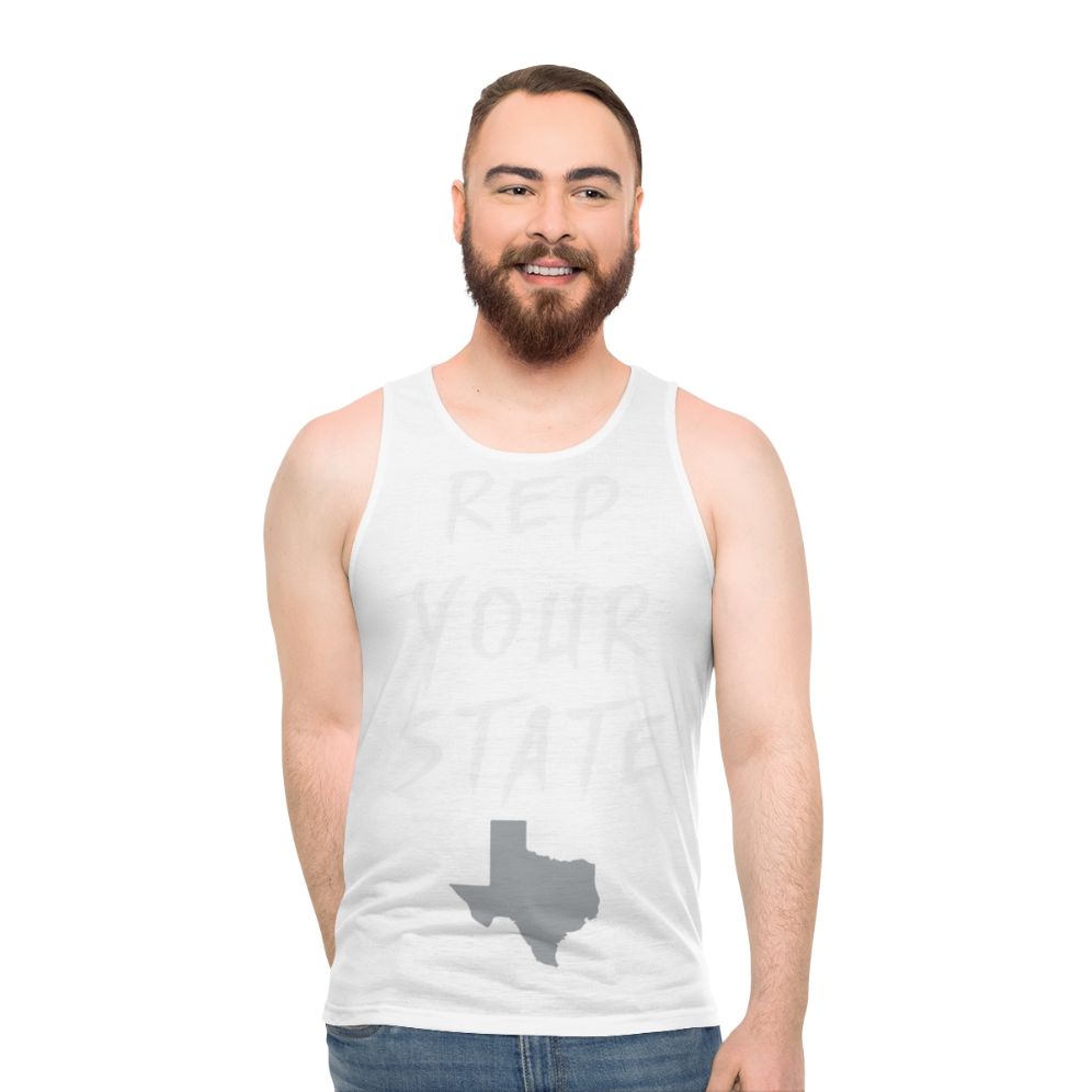 Texas state pride unisex tank top