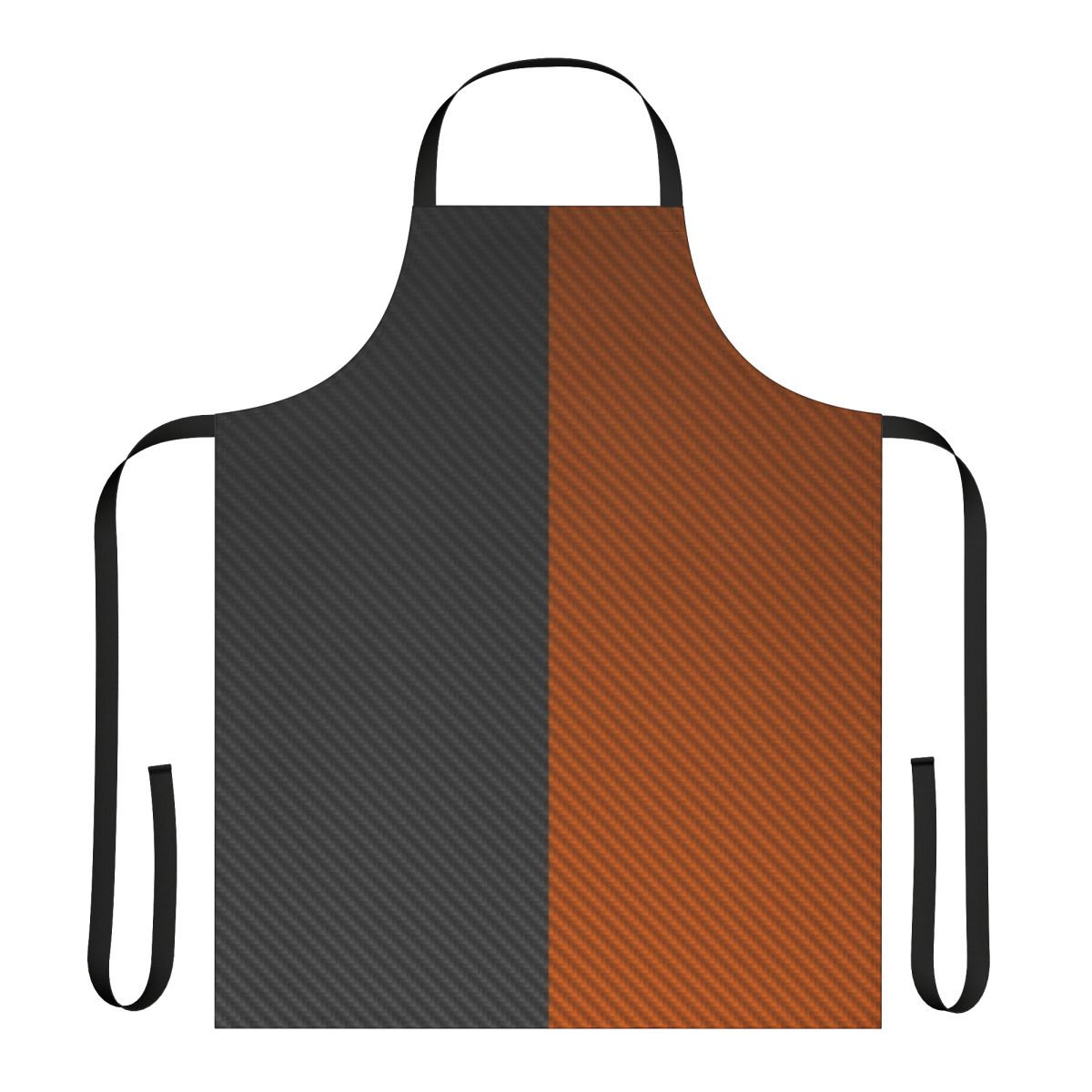 Textured apron in orange and black colors, inspired by the DC Comics supervillain Deathstroke