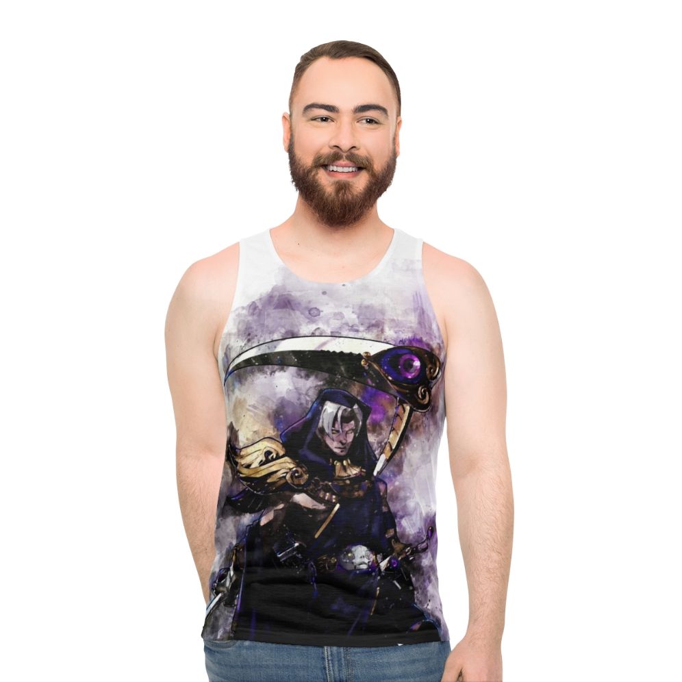 Thanatos and Hades Watercolor Unisex Tank Top