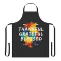 Thankful and blessed Thanksgiving apron with inspirational quote