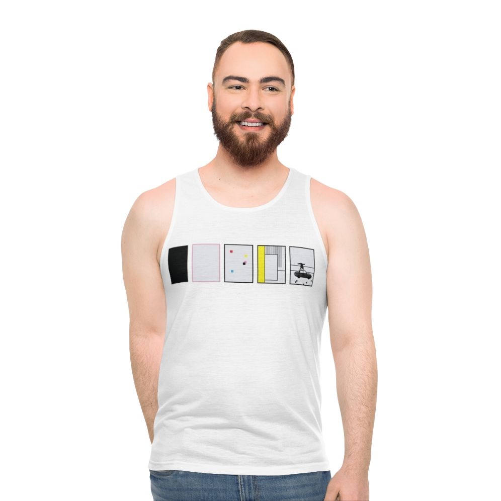 The 1975 unisex tank top with minimalist design