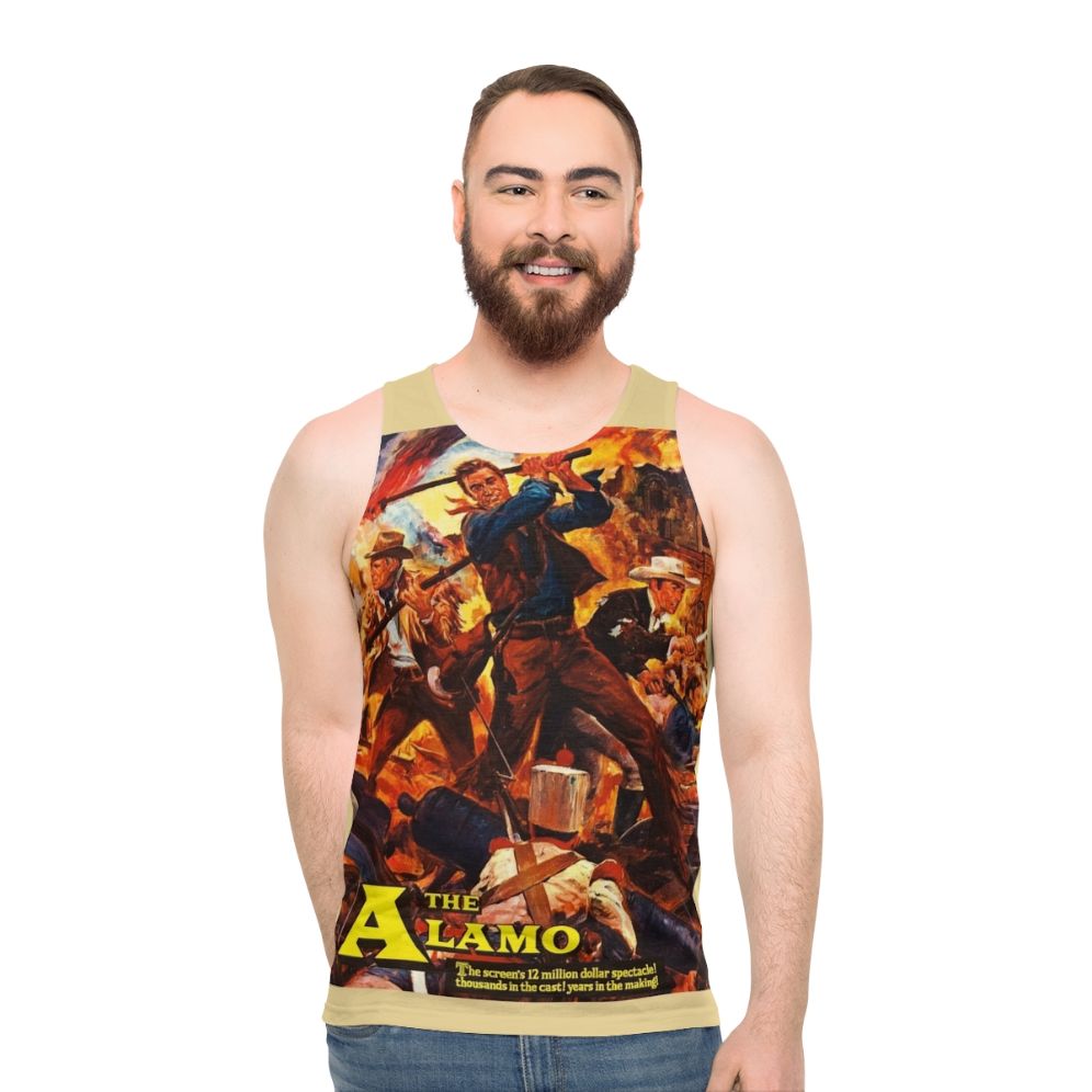 Vintage 1960 "The Alamo" John Wayne Unisex Tank Top
