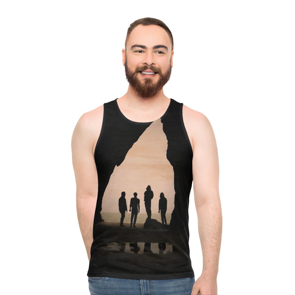 The Amazons' Future Dust Unisex Tank Top featuring album cover art