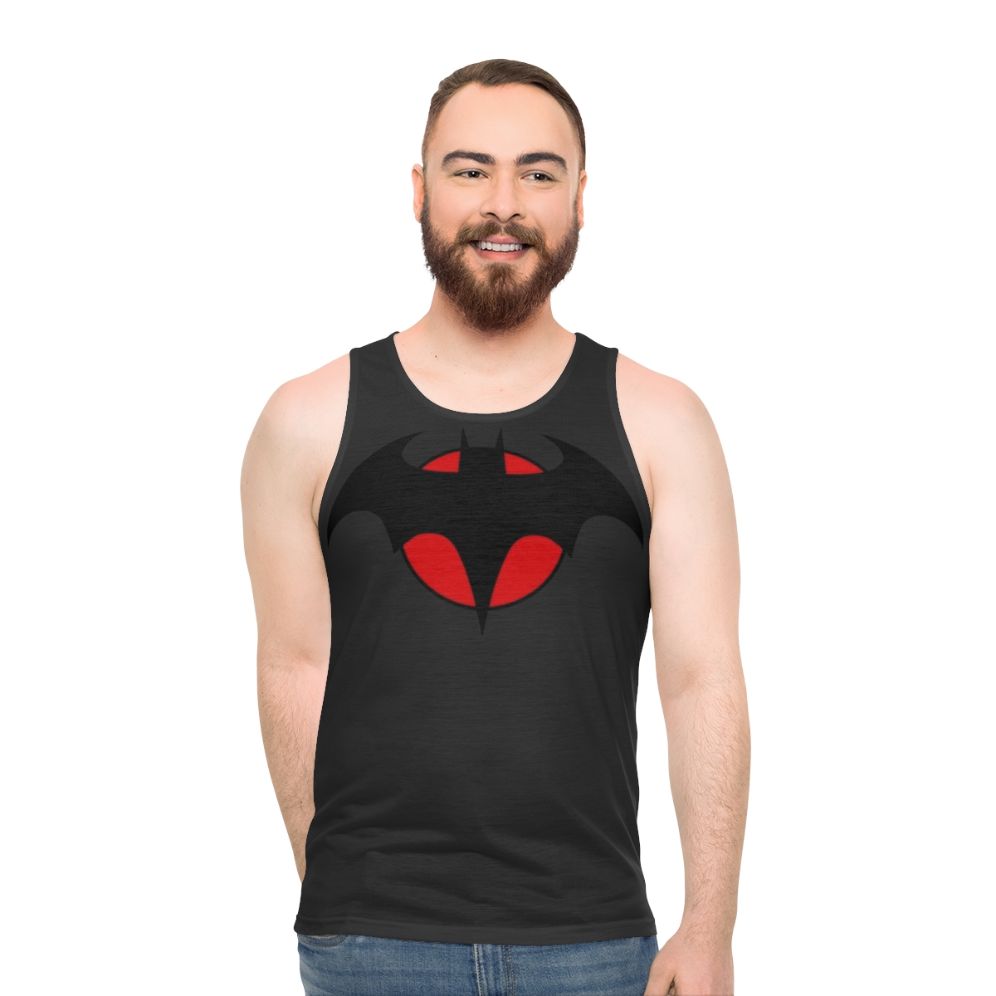 The Batman Unisex Tank Top with Thomas Wayne's Bat Symbol