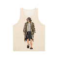 The Big Lebowski Unisex Tank Top featuring the iconic Dude quote