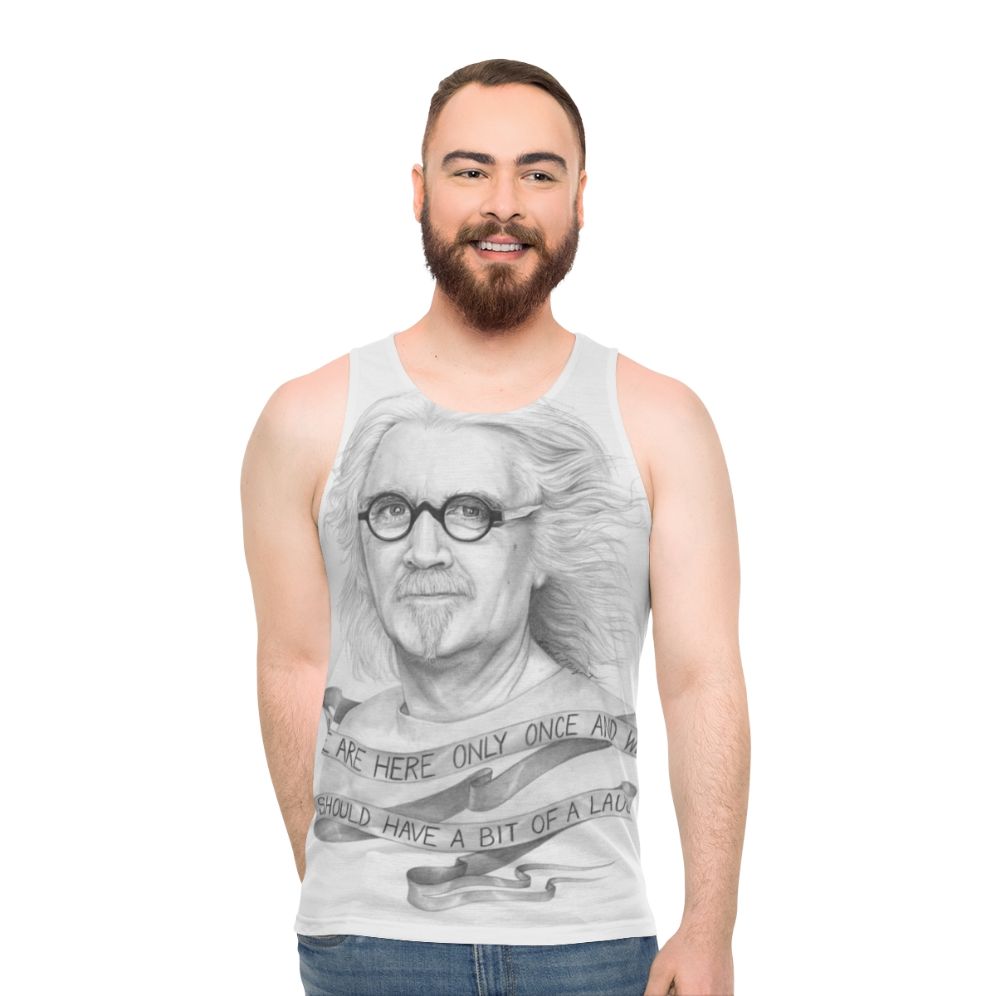 Unisex Scottish tank top with The Big Yin design