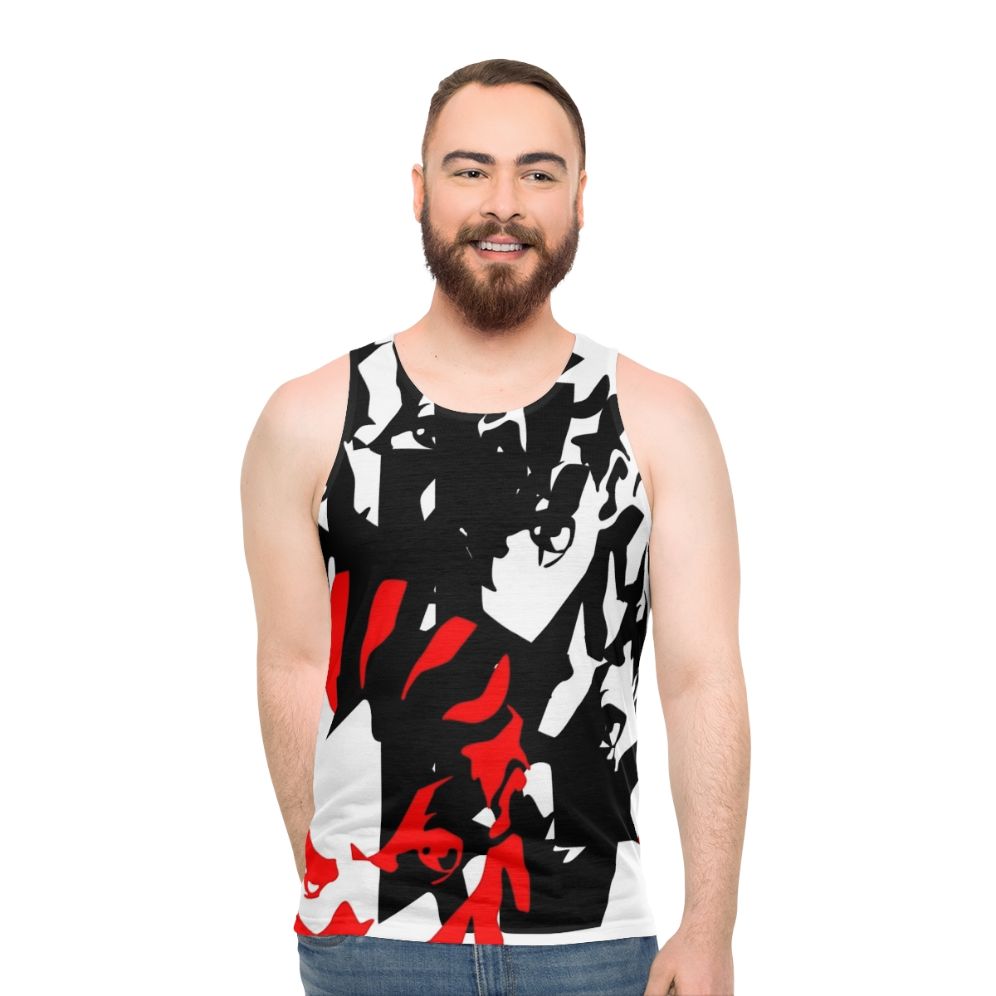 The Boondocks Unisex Tank Top featuring Riley and Huey Freeman