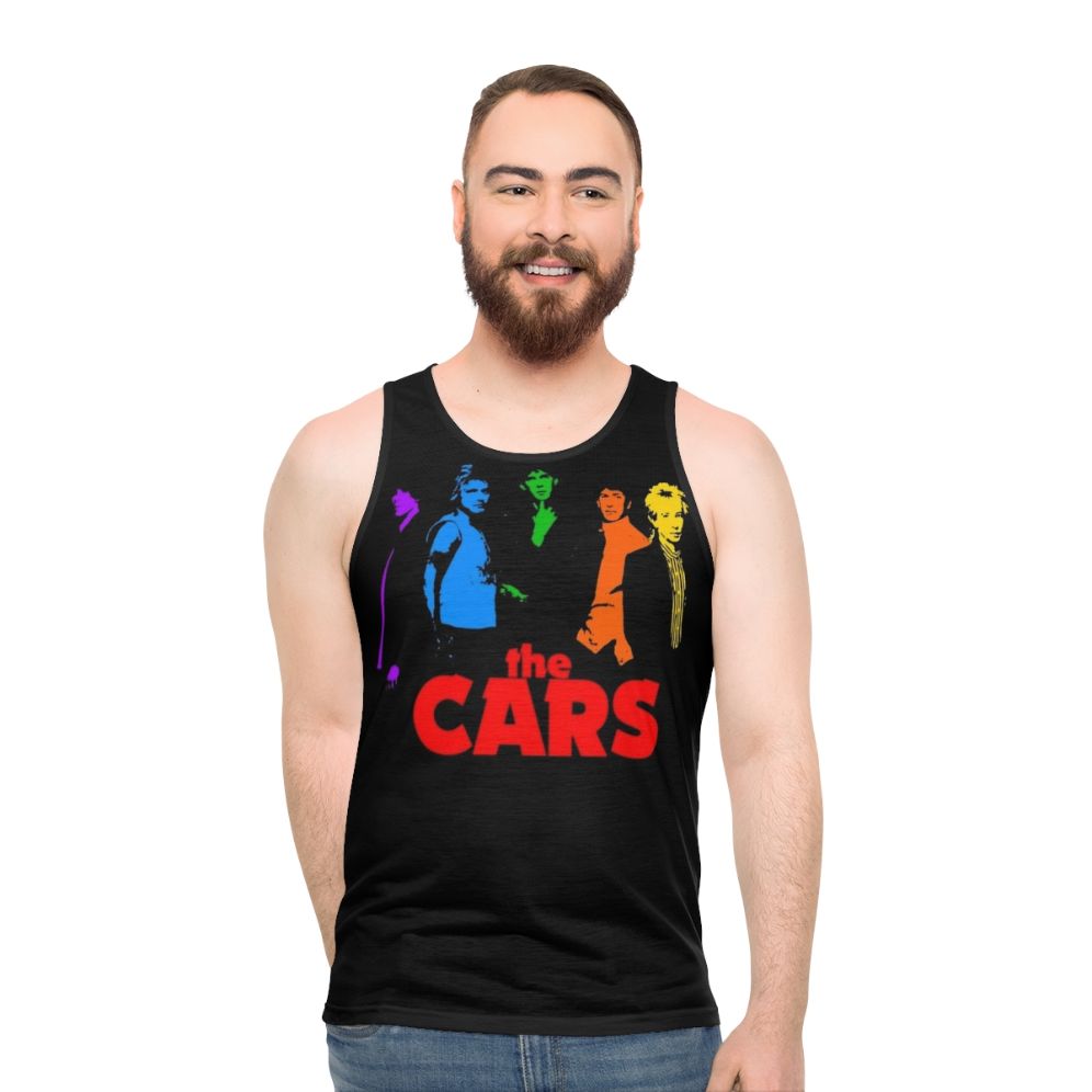 The Cars in Color Unisex 80s Music Tank Top