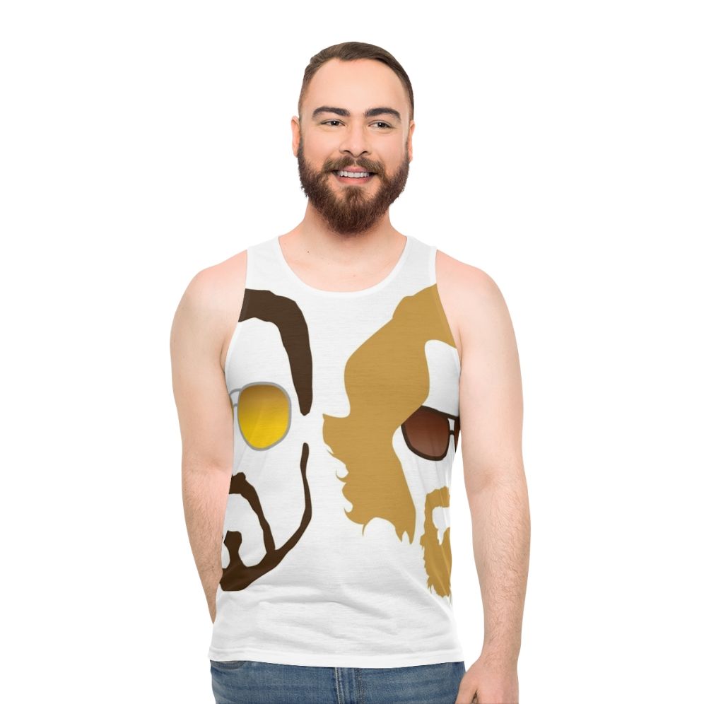 The Dude and Walter Unisex Tank Top - Tribute to The Big Lebowski