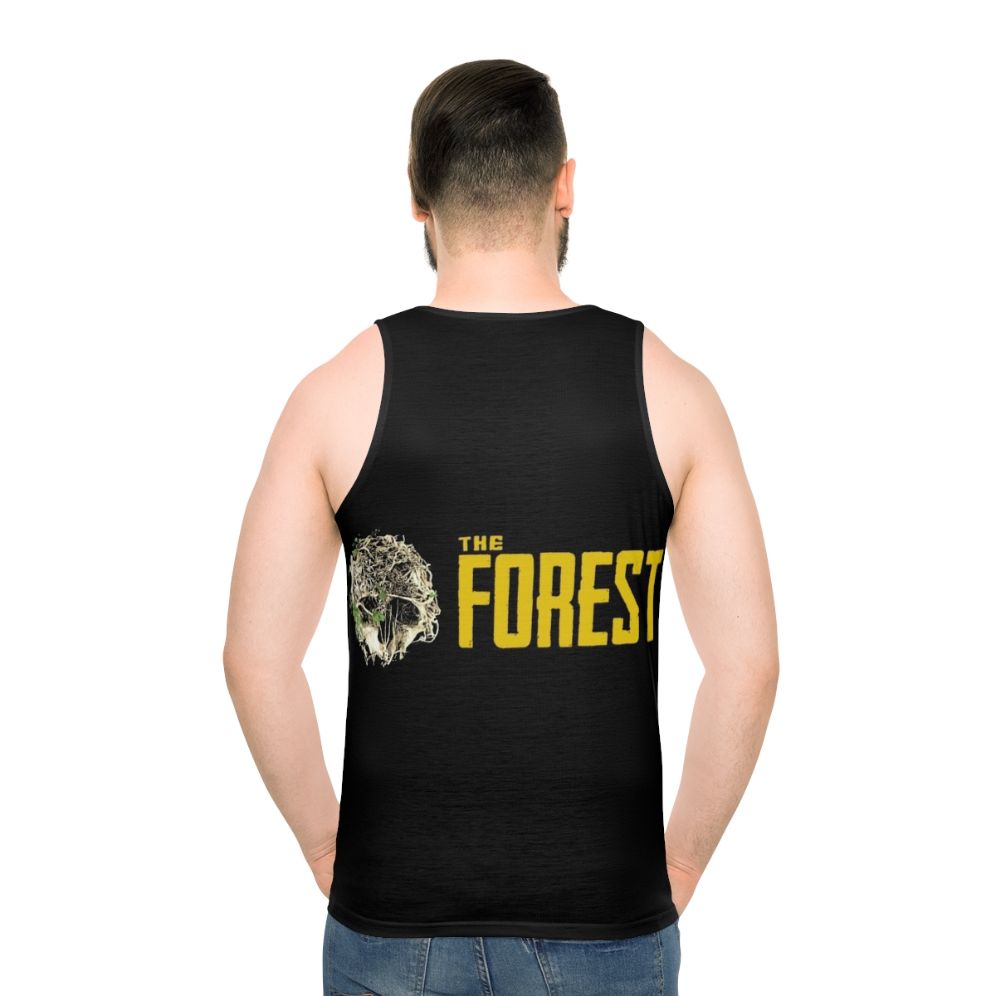 Unisex tank top featuring "The Forest" game design