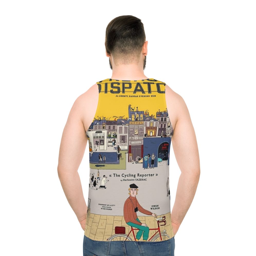 The French Dispatch Cycling Unisex Tank Top